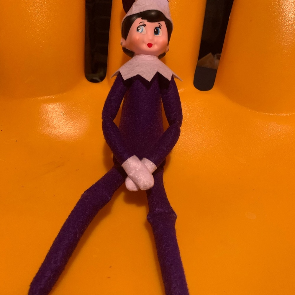 Purple Elf on the Shelf Doll